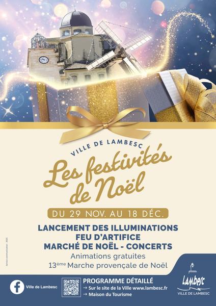 Lancement des illuminations de Noël