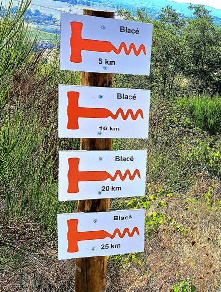 Balisage circuits de Blacé