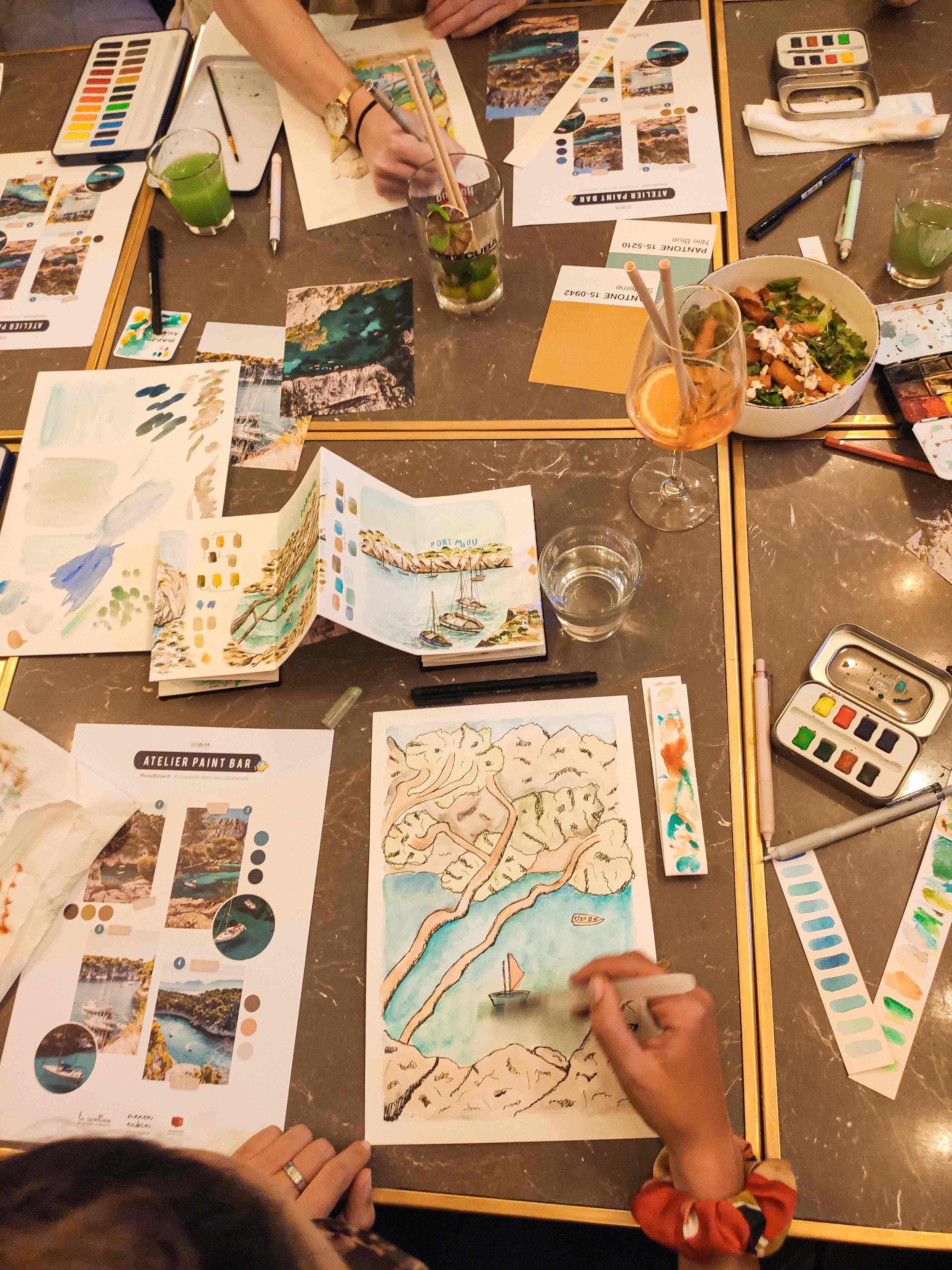 Cours Aquarelle Marseille | Paint Bar & Atelier Créatif, Marseille 7e Arrondissement - photo 3