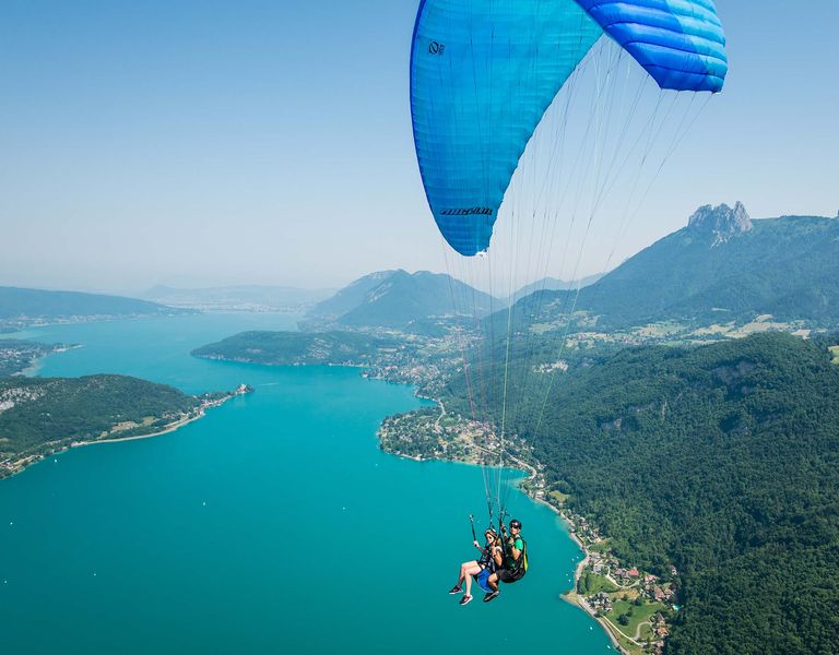 Vol biplace parapente enfant