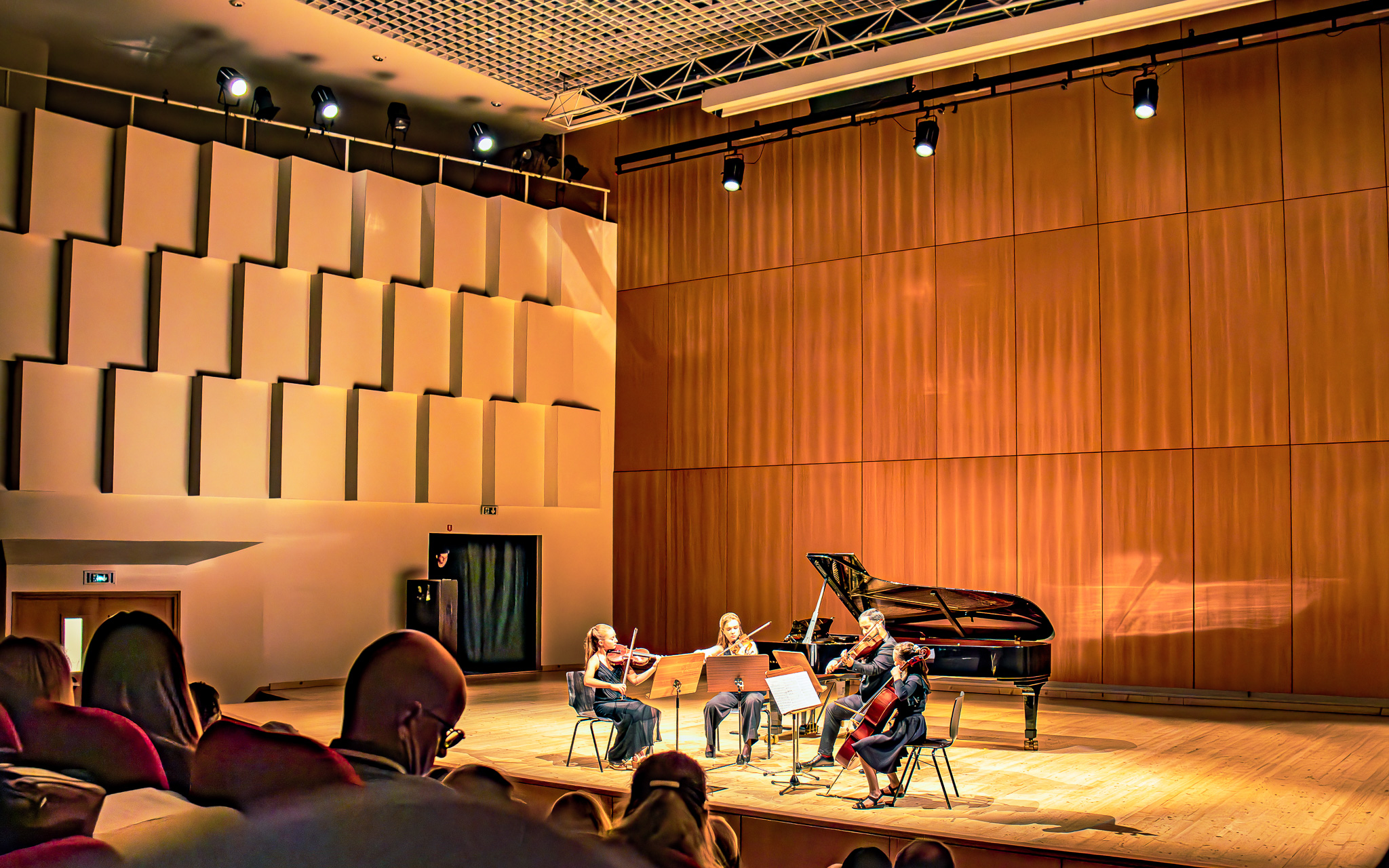 Klassiek concert in het auditorium