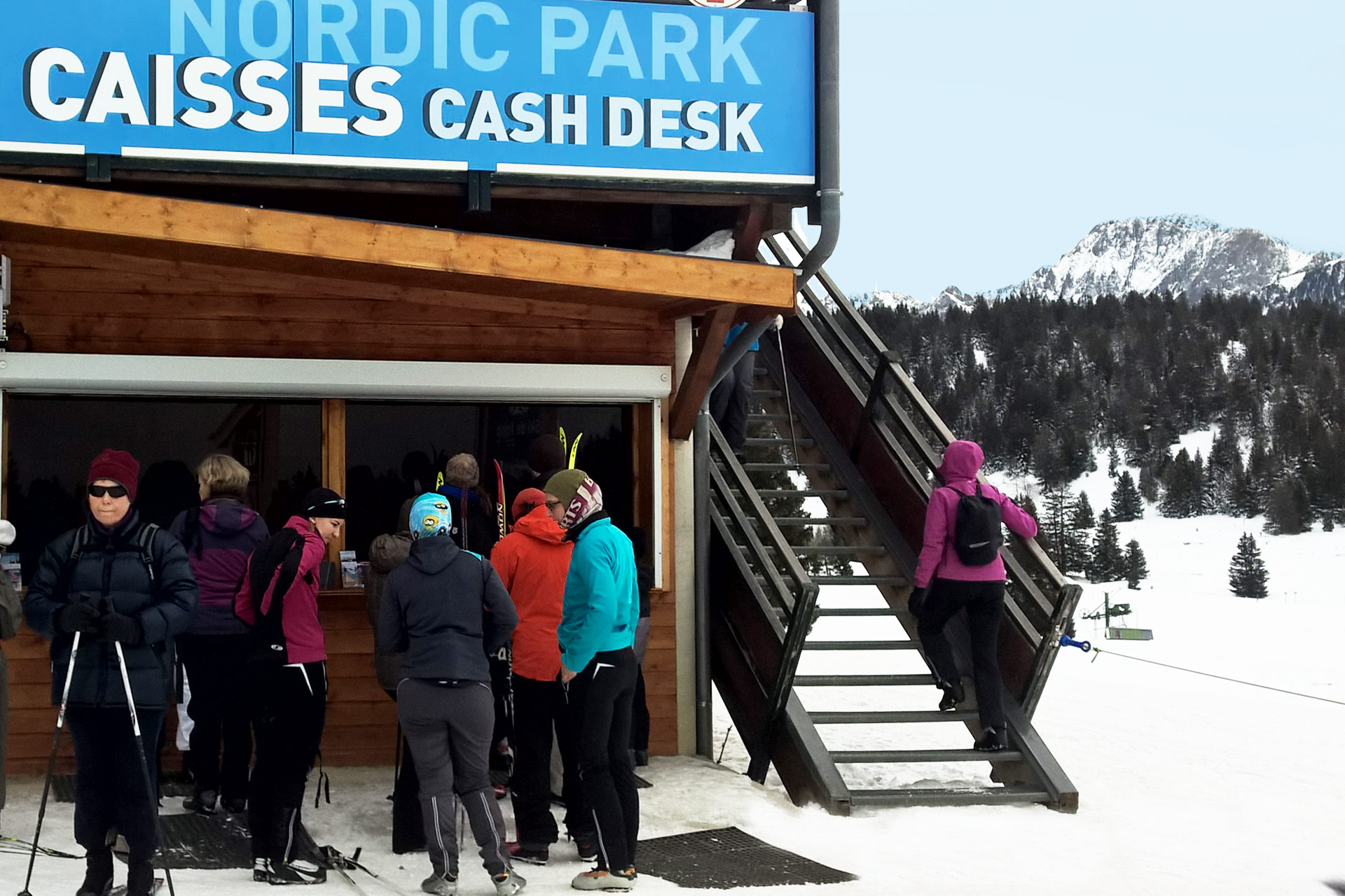 Photo cross-country skiing desk Chamrousse 1600 - Nordic Park Chamrousse