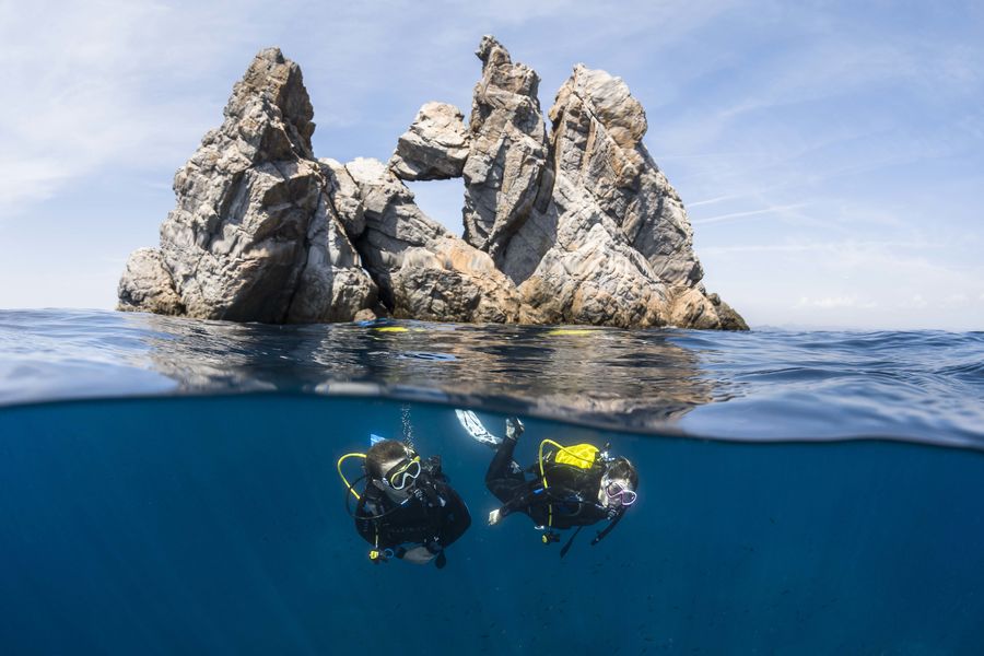 Espace Mer Club de plongée Hyères presqu'île de Giens Tour Fondue