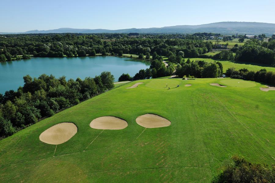 Vue aérienne du Golf de Bourg-en-Bresse