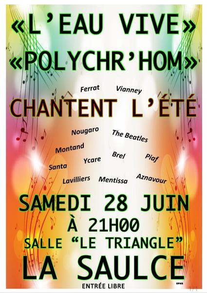 - © Chorale l'eau vive - © Chorale l'eau vive