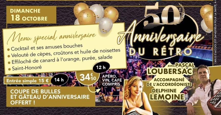 50e anniversaire du rétro