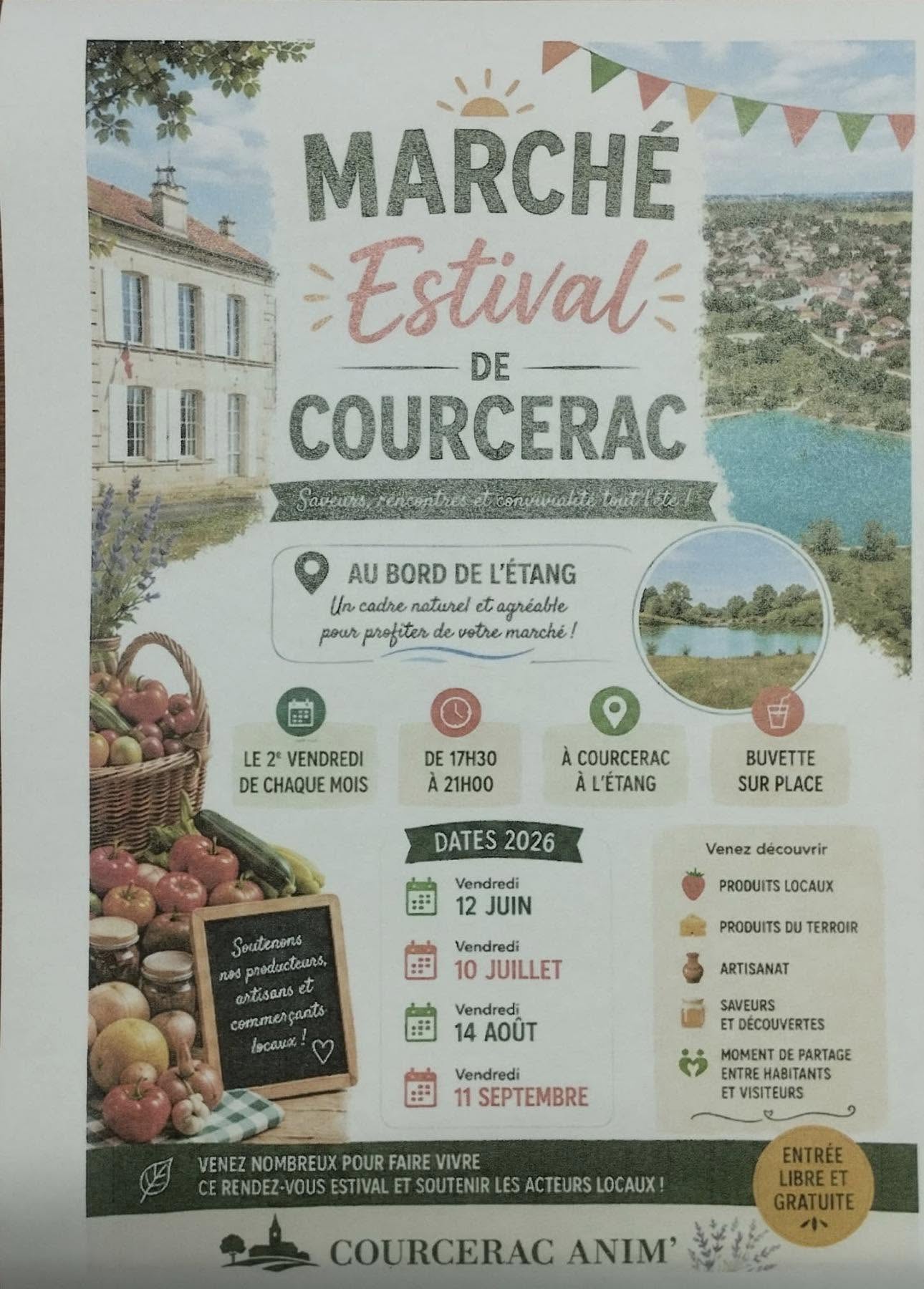 Marché estival
