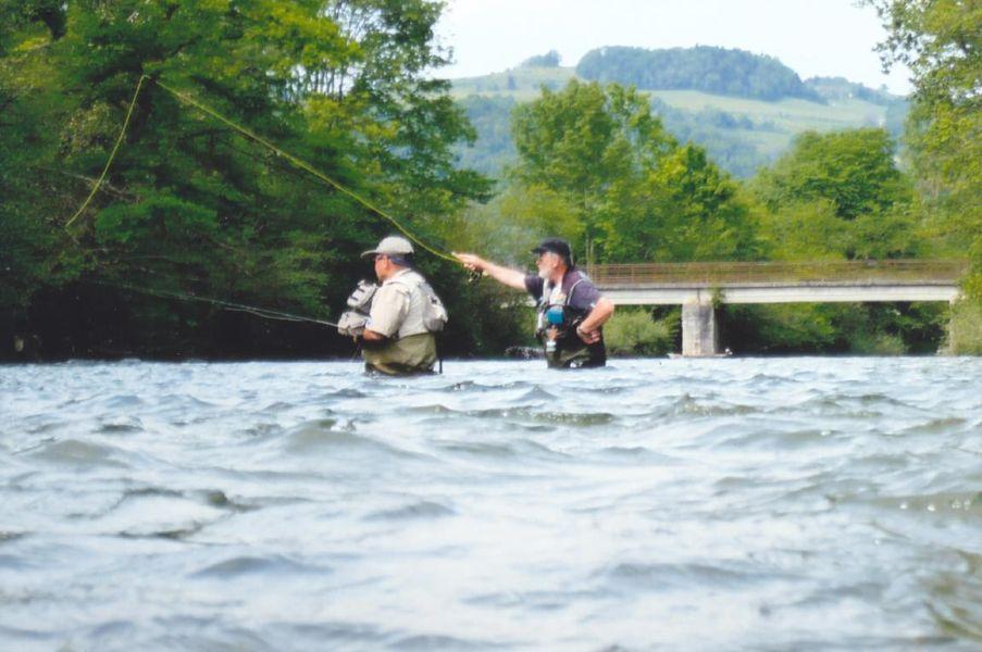 Pêche au pont du Curé.