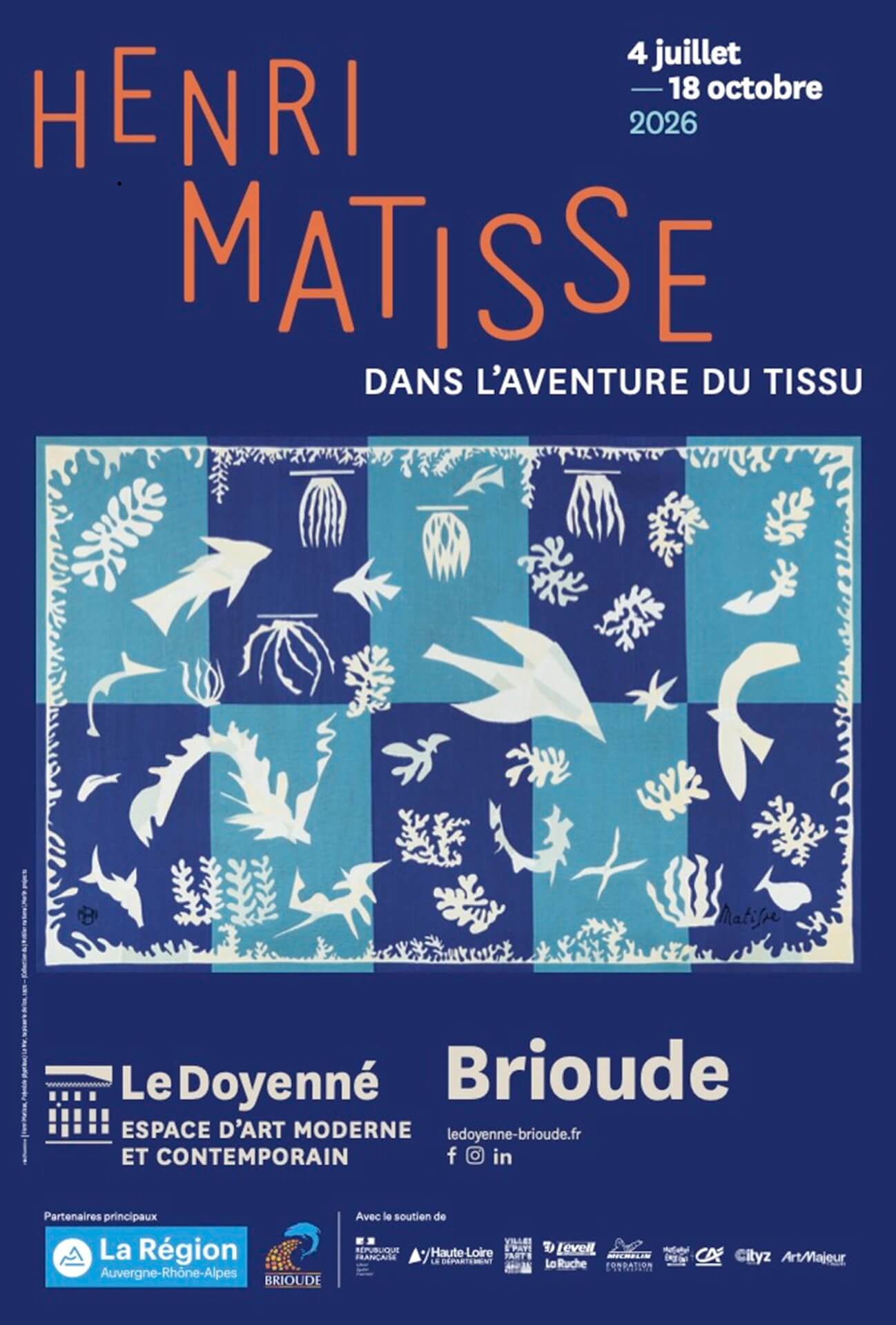 Henri Matisse -Dans l'aventure du tissu-
