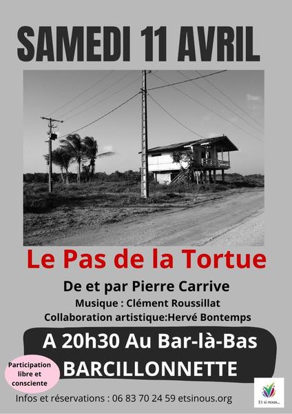 Spectacle  Le pas de la tortue