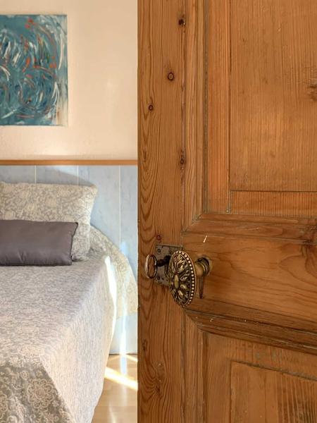 Gîte La Maison Victoire-Chambre Lit double-Roquebillière-Gîtes de France des Alpes-Maritimes