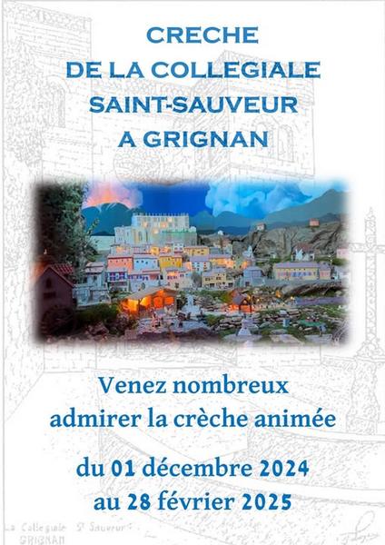 Crèche animée à la Collégiale_Grignan