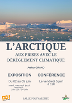 Conférence ; L'arctique, aux prises avec le changement climatique_Mizoën