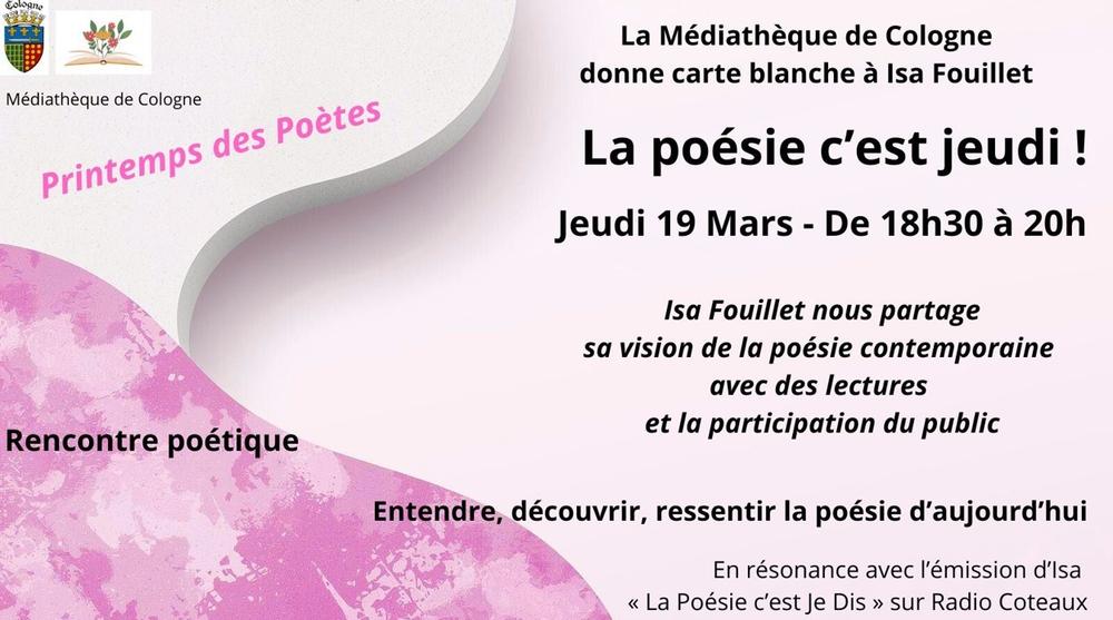 La poésie c'est jeudi_Cologne