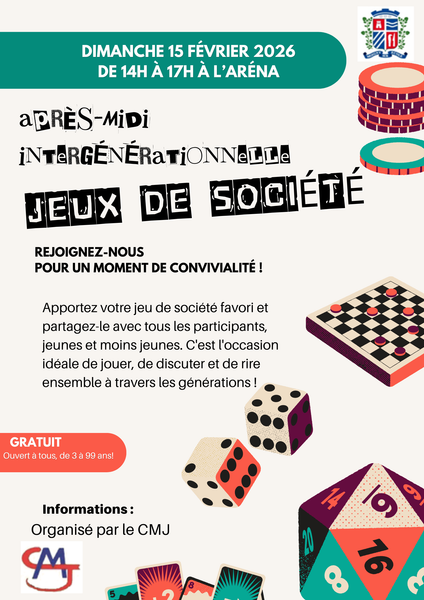 Après-midi intergénérationnelle – Jeux de société