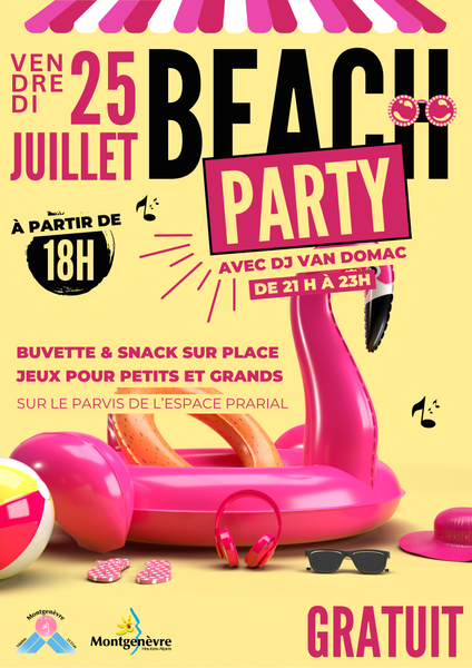 Soirée DJ 'Beach Party'_Montgenèvre