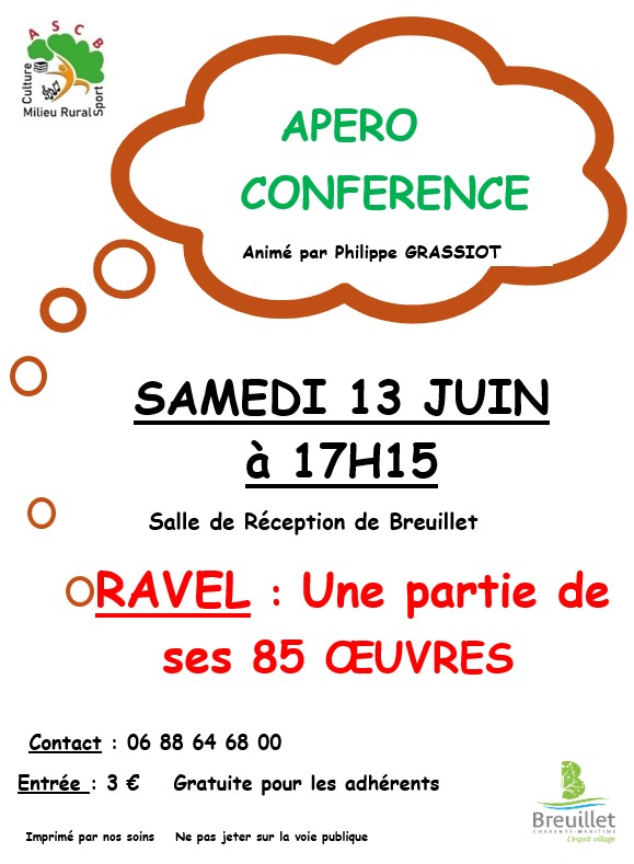 Apéro conférence - "Ravel l'enchanteur"