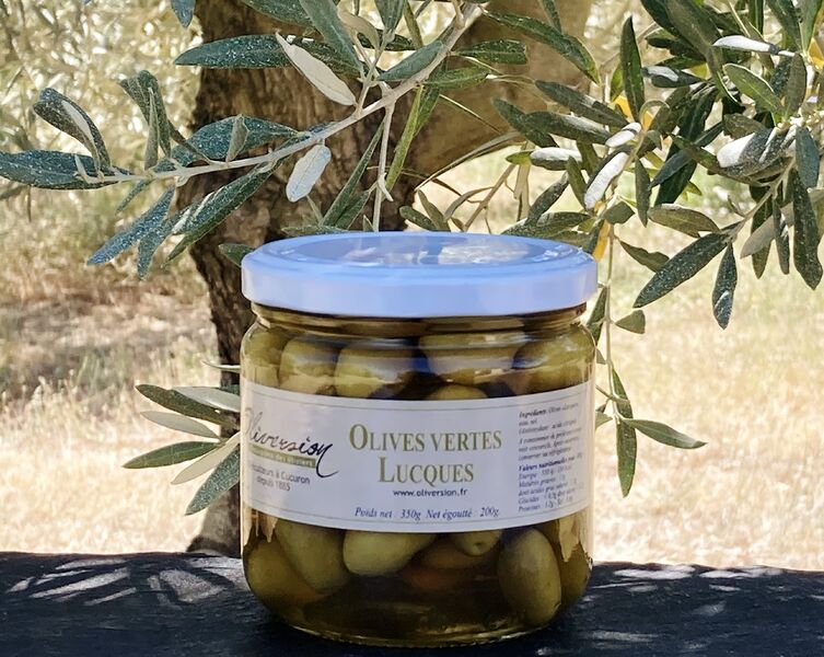 Oluves vertes variété Lucques du Domaine