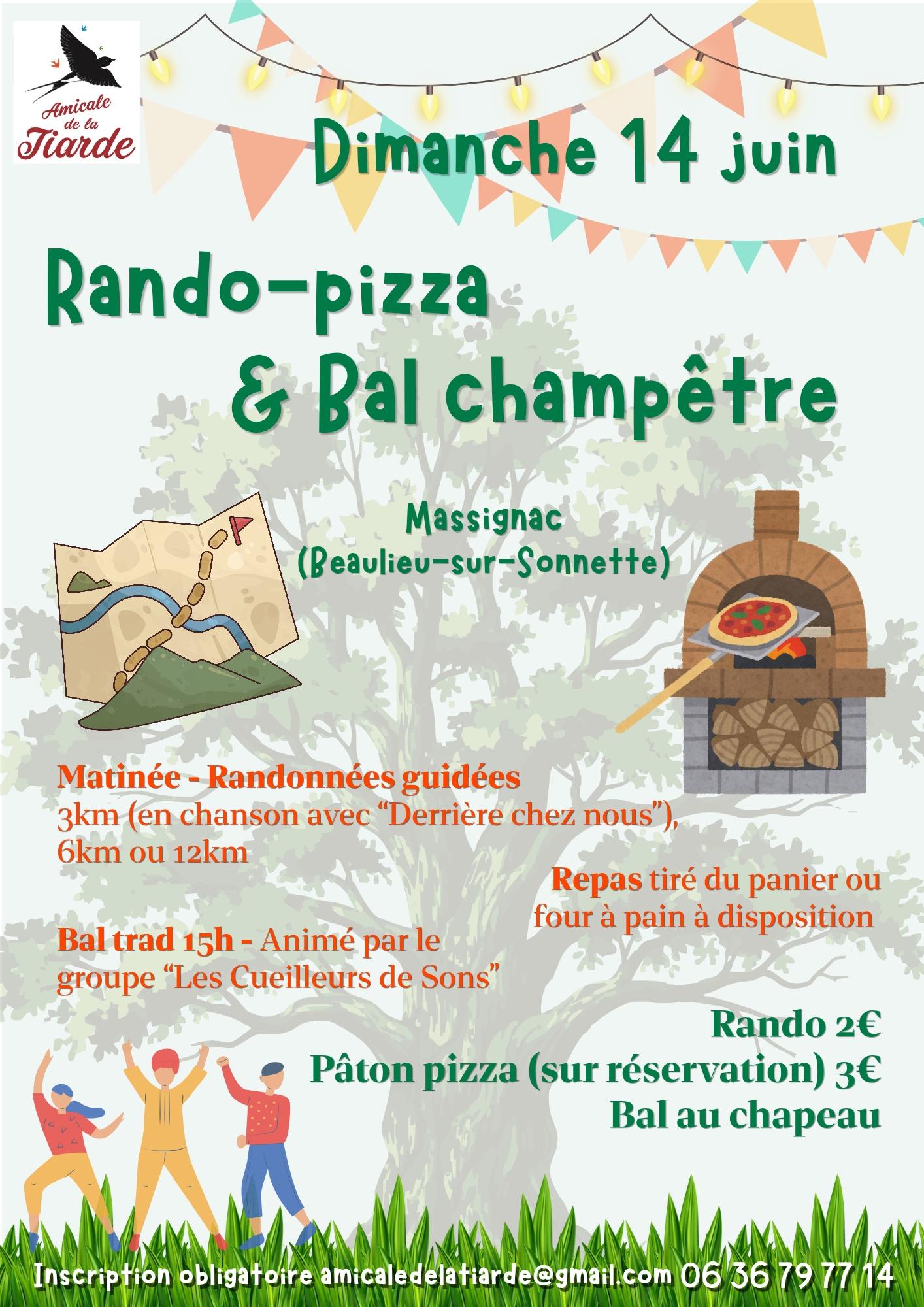 Rando-Pizza & Bal champêtre