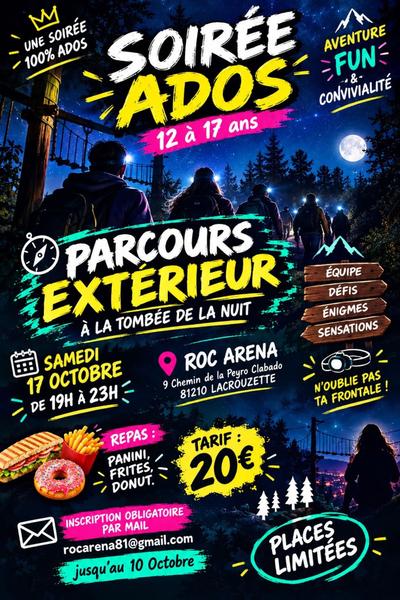 Roc Arena : Soirée Ados