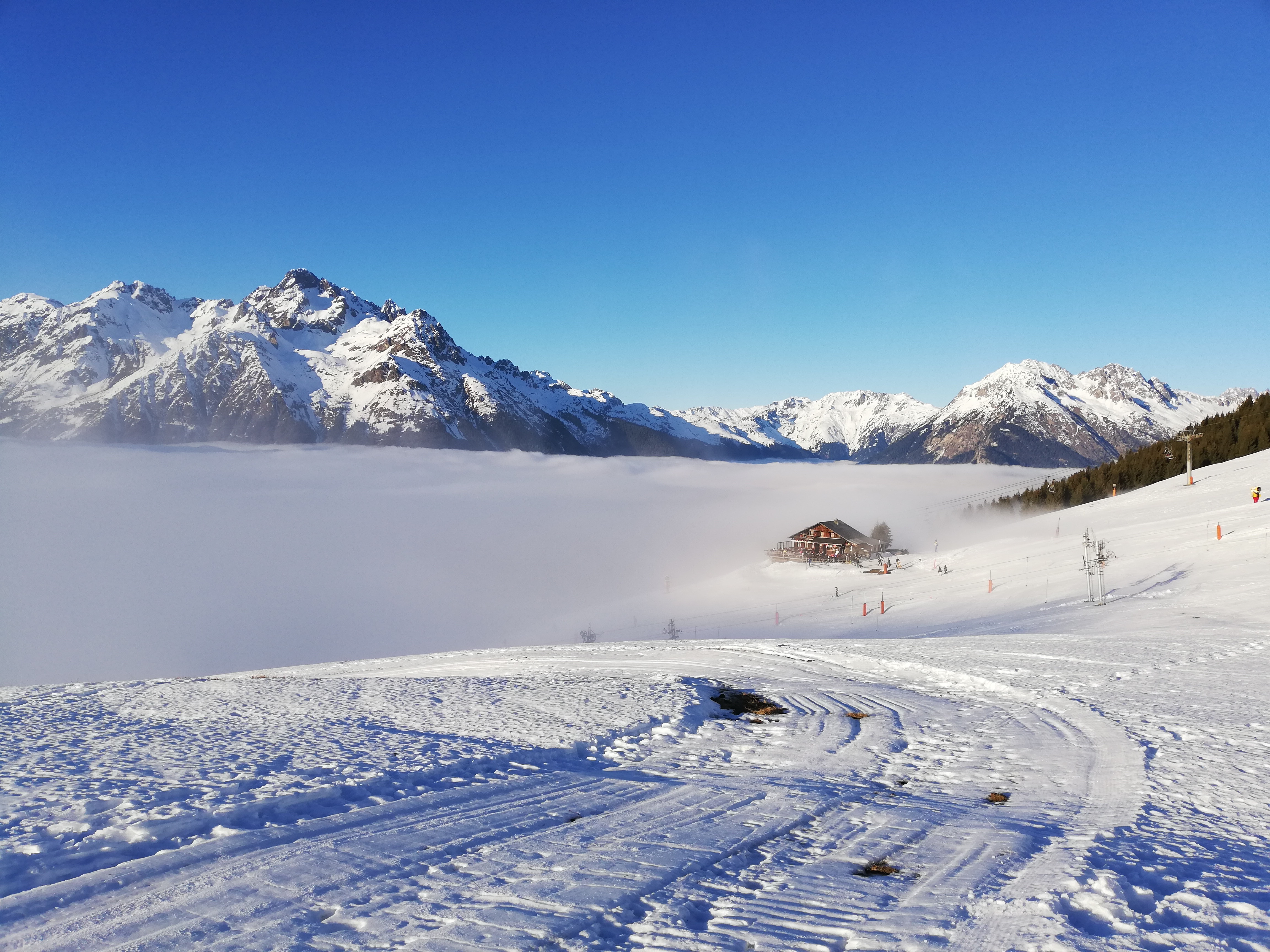 Le lac du Langaret - balade en raquettes depuis Villard-Reculas