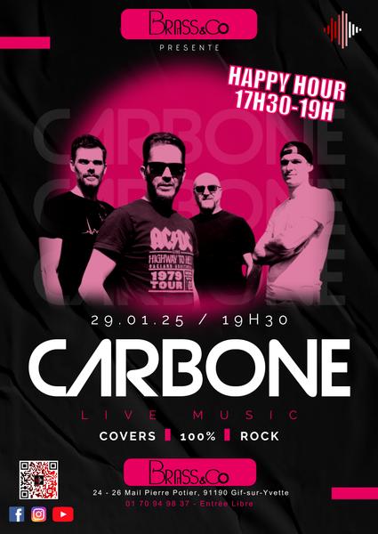 Concert live CARBONE chez Brass&Co !