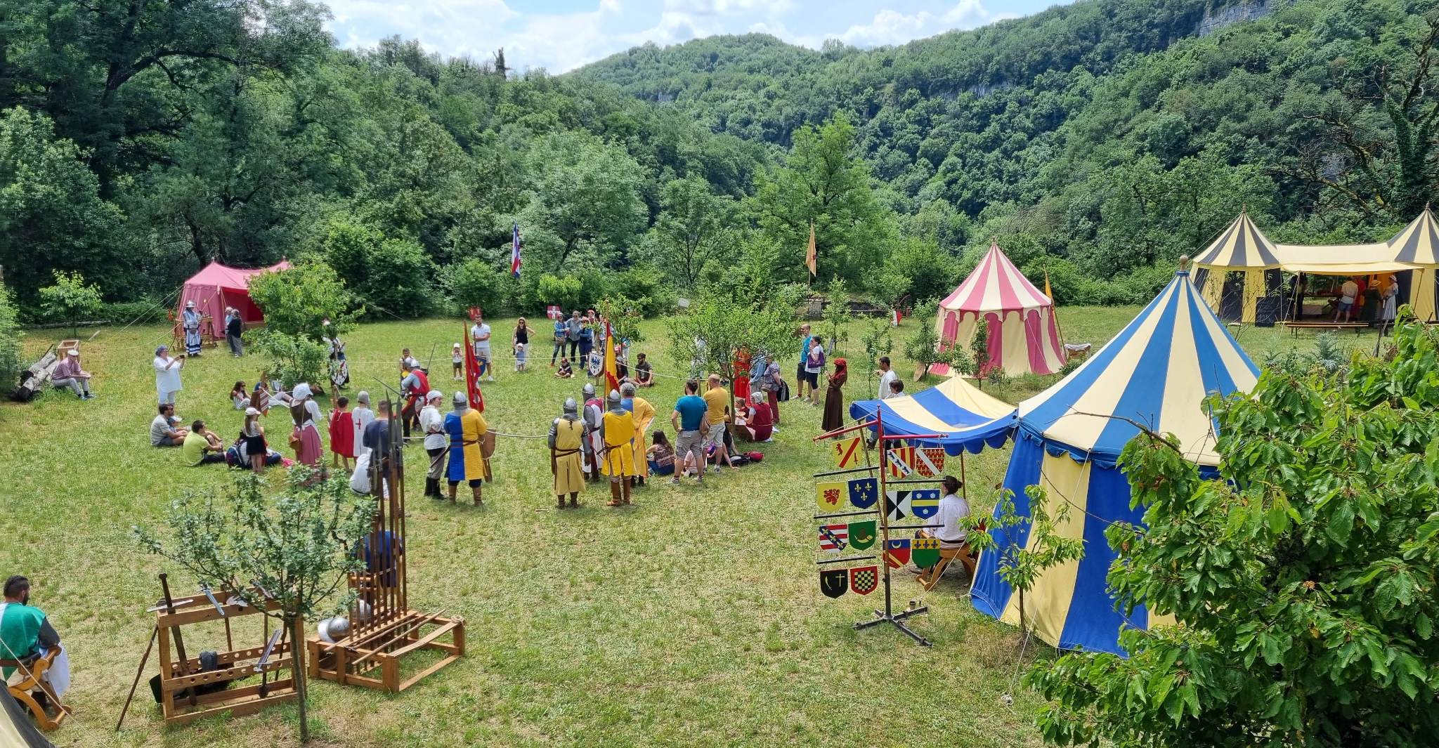 Programme hors les murs "À l'assaut des châteaux forts" La médiévale de Brotel