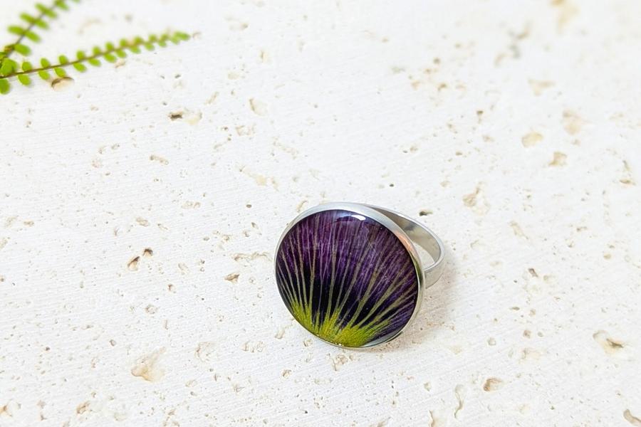 Thueyts - Libéra bijoux - bague végétale fleurs