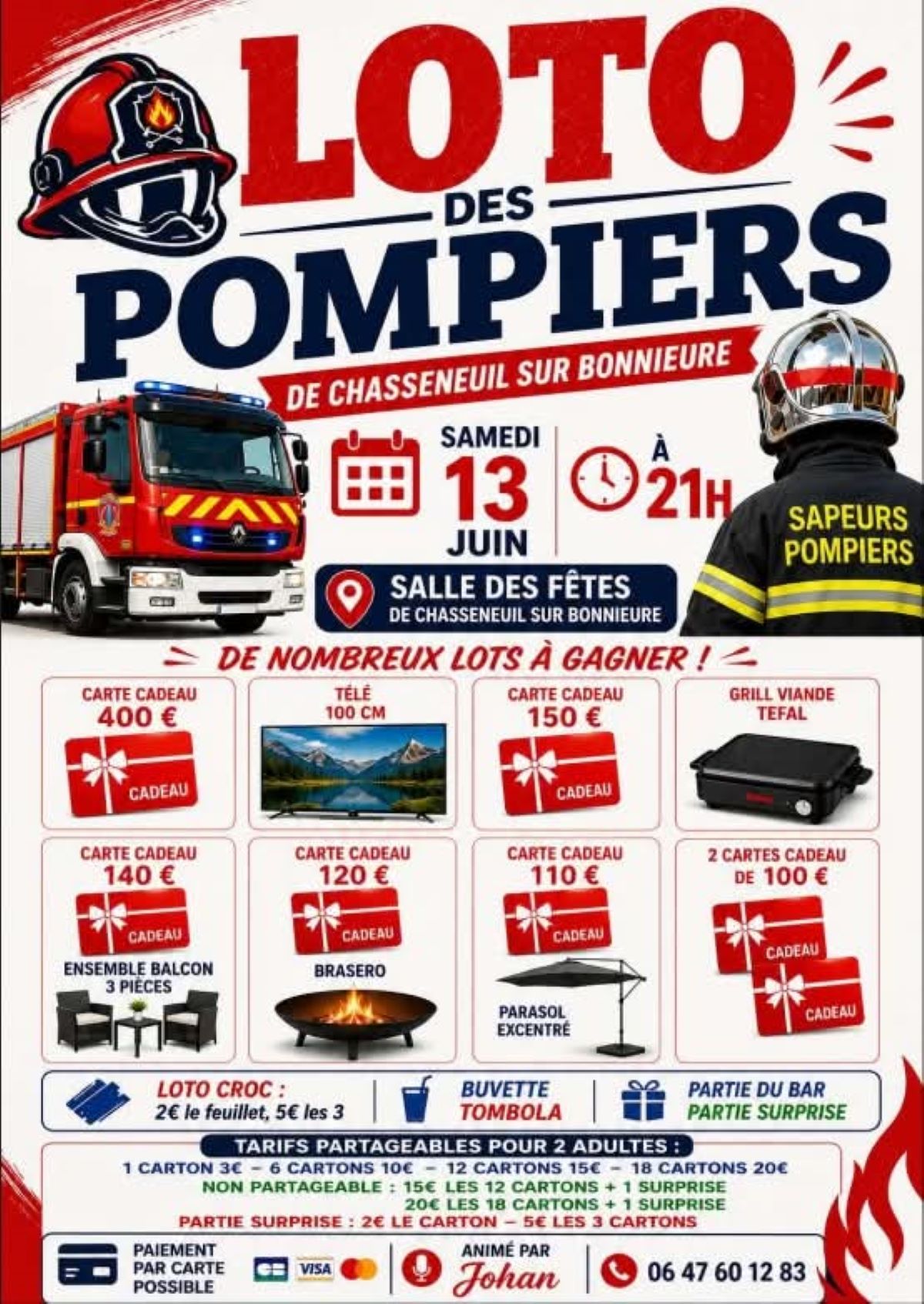 Loto des Pompiers