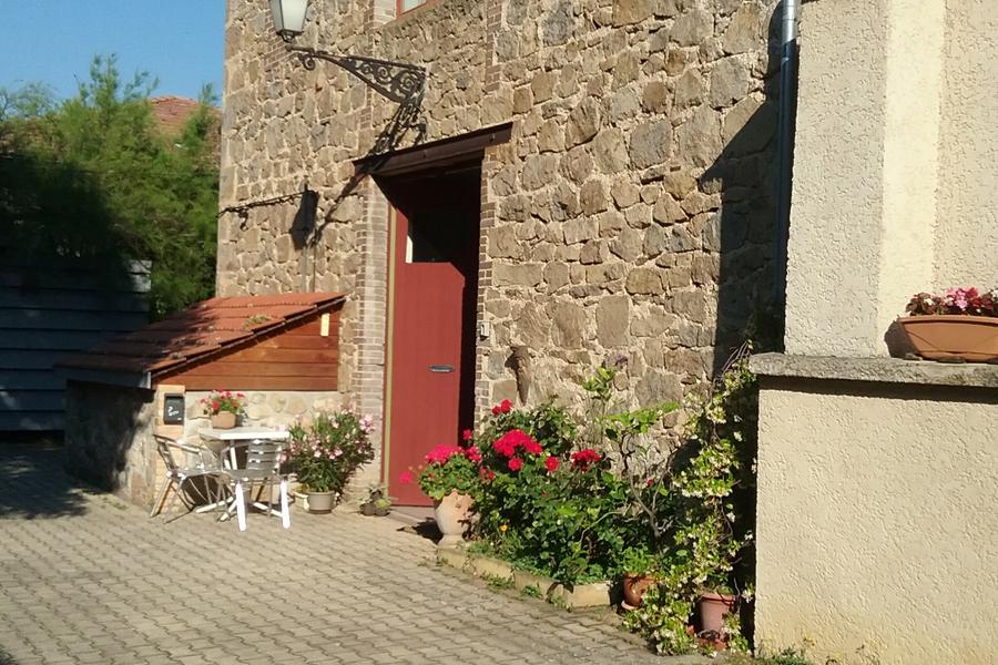 entrée privé du gîte