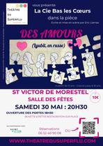 Théâtre : Des amours de la compagnie Bas les Coeurs_Saint-Victor-de-Morestel