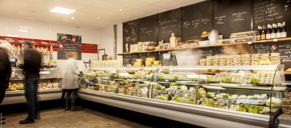 Rayon fromages secs fromagerie de Meximieux