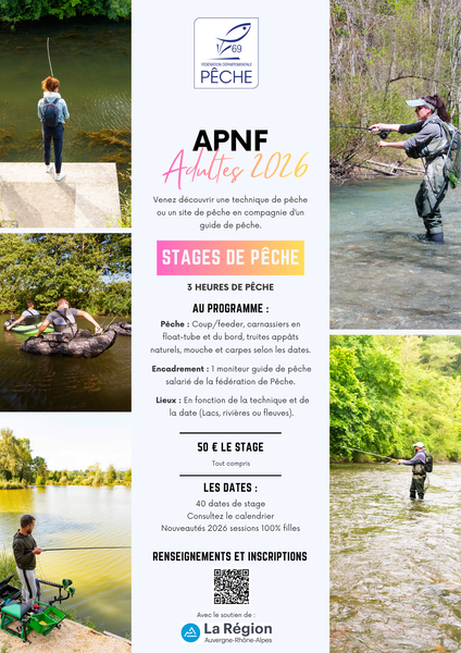Stage de pêche adulte