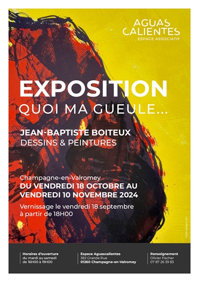 Exposition de dessins et peintures à Champagne en Valromey