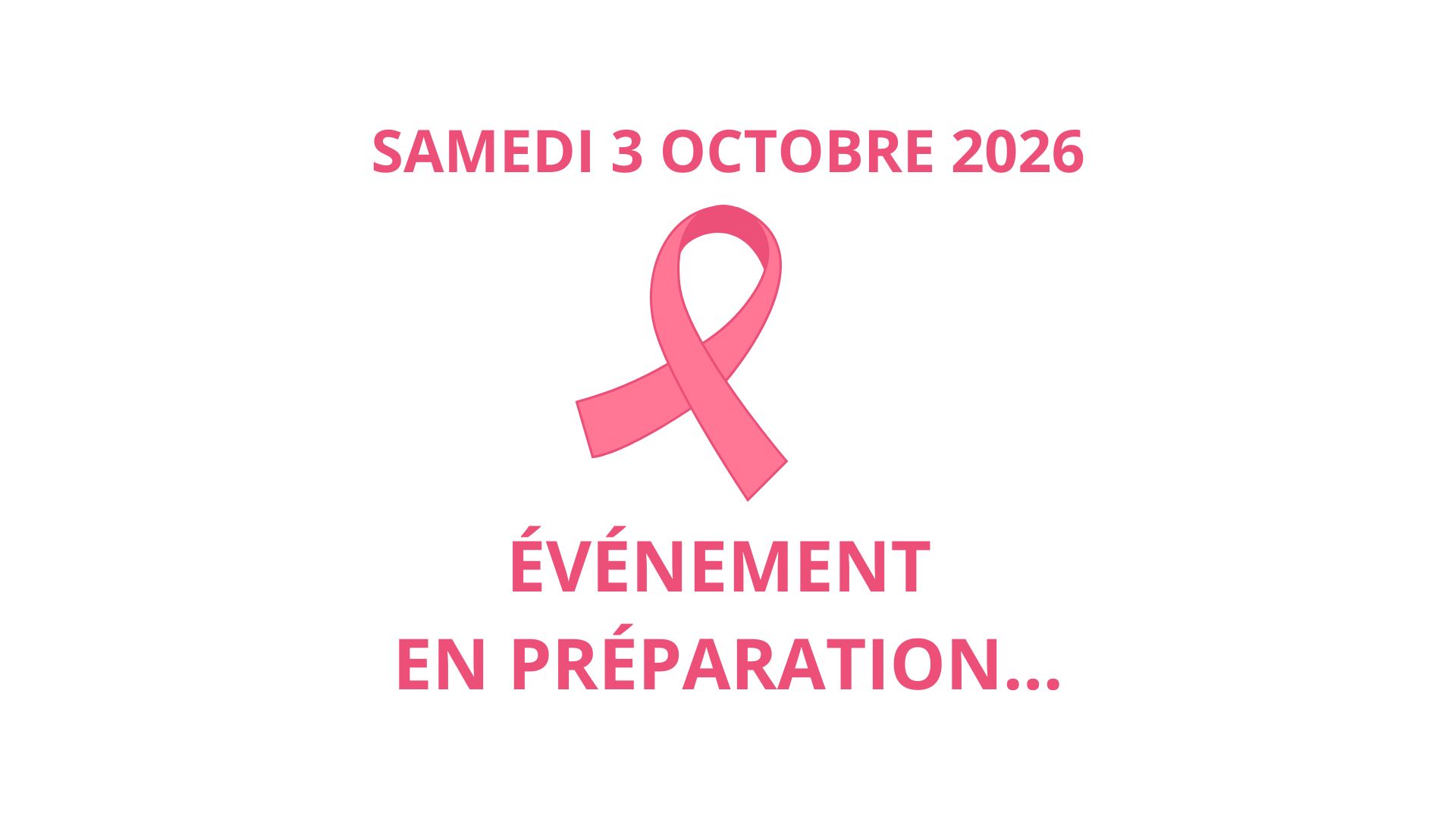 Marche et course - Campagne Octobre Rose & Prévention Santé