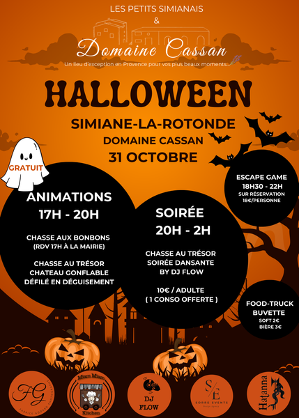 Halloween au Domaine Cassan