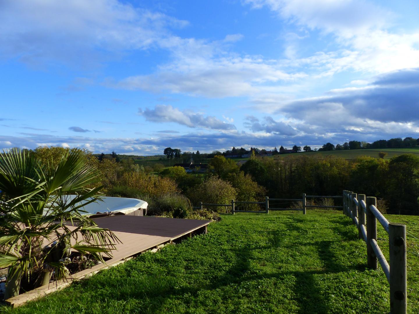 Le domaine d'Alinard à Meillard, dans l'Allier en Auvergne.