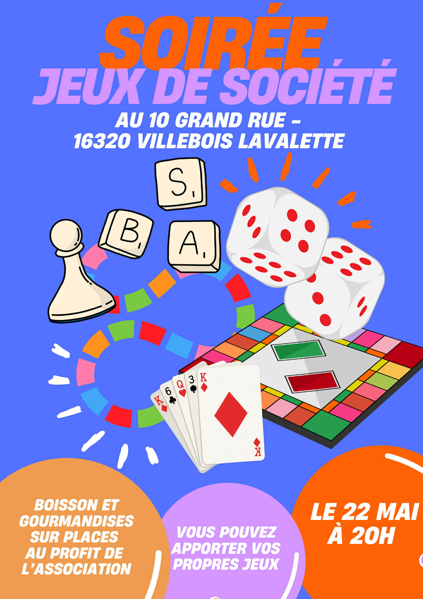 Soirée jeux de société