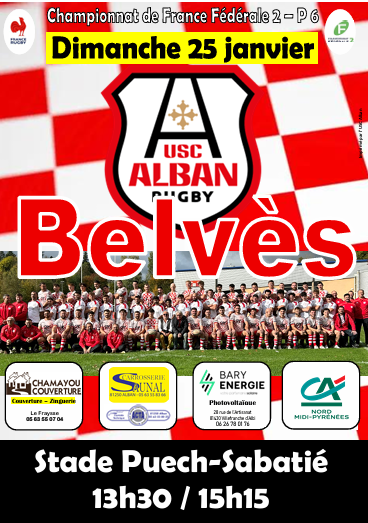 Match USC Alban - Belvès