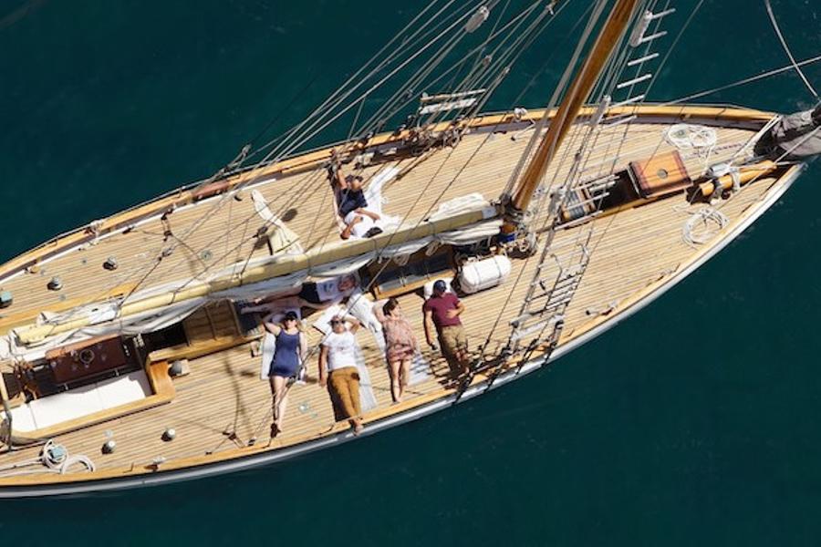 Soirée croisière au couchant sur Eleanor Mary