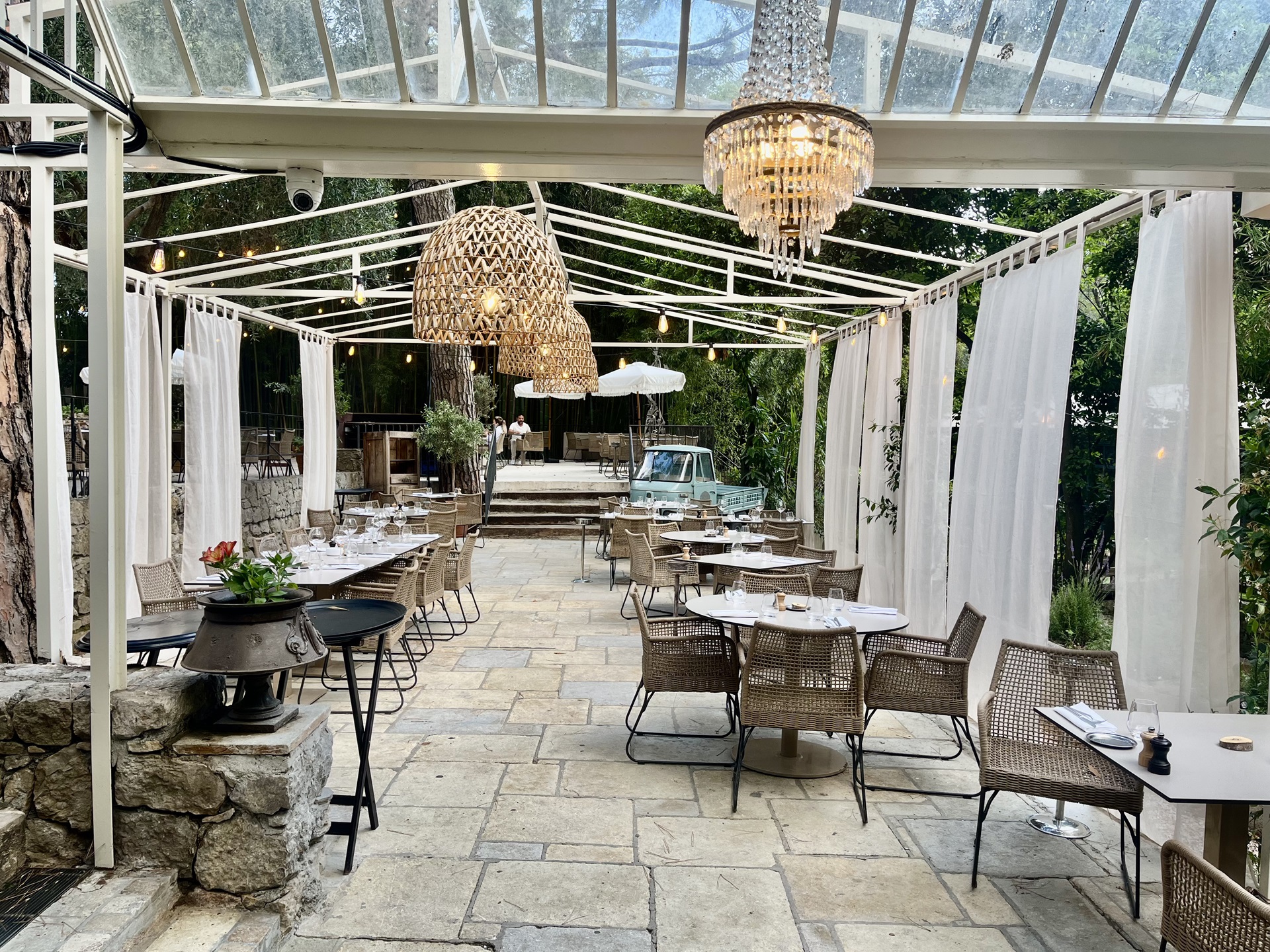 Le Patio du Moulin de Mougins - Terrasse extérieure