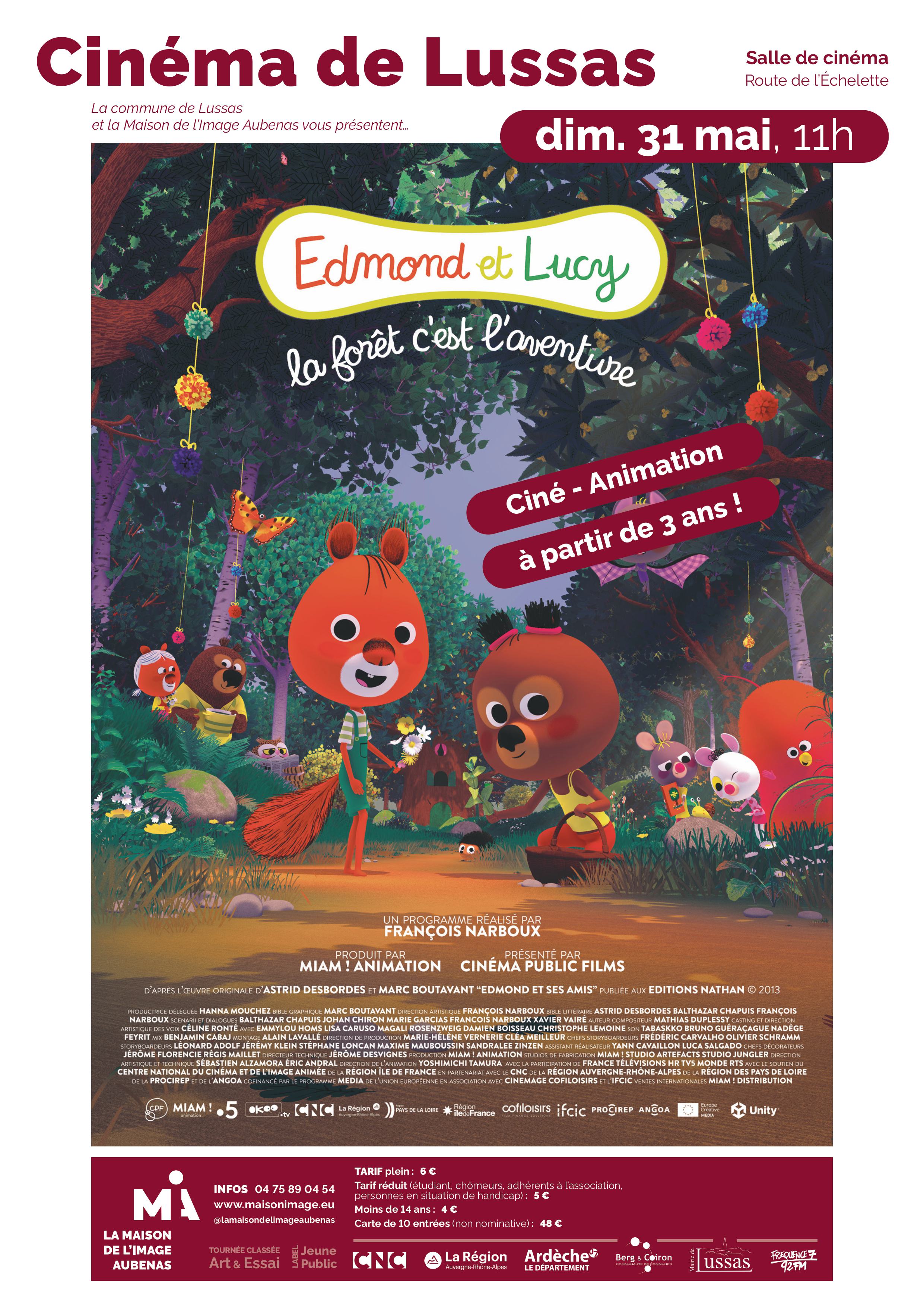 Ciné - animation avec Edmond et Lucy