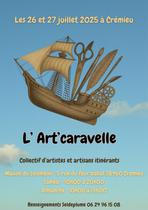 Exposition de "L'Art Caravelle", un collectif d'artistes et d'artisans itinéran…