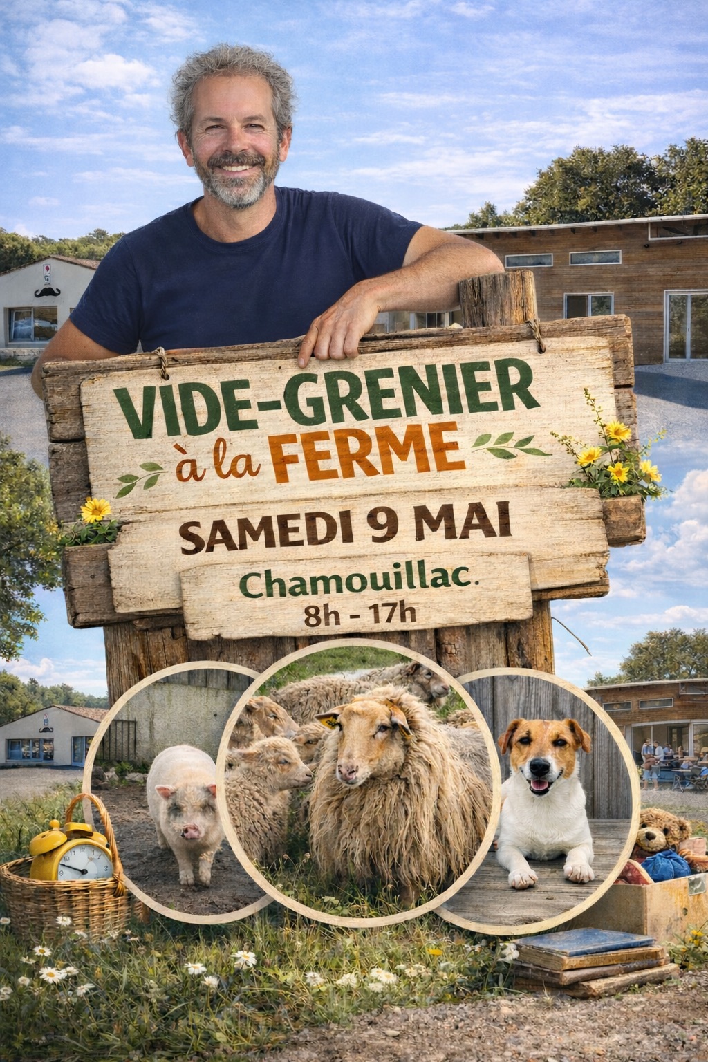 Vide grenier à la ferme