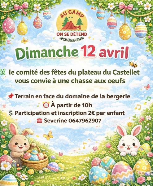 Chasse aux oeufs au Camp_Le Castellet