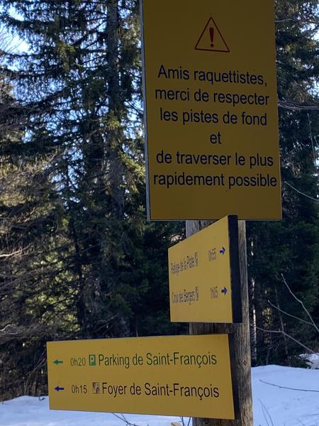 Itinéraire raquettes à neige : la petite traversée_Le Revard