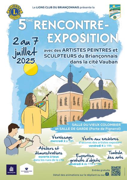 - © Lions Club exposition des artistes peintres du Briançonnais_Briançon - © Lions Club