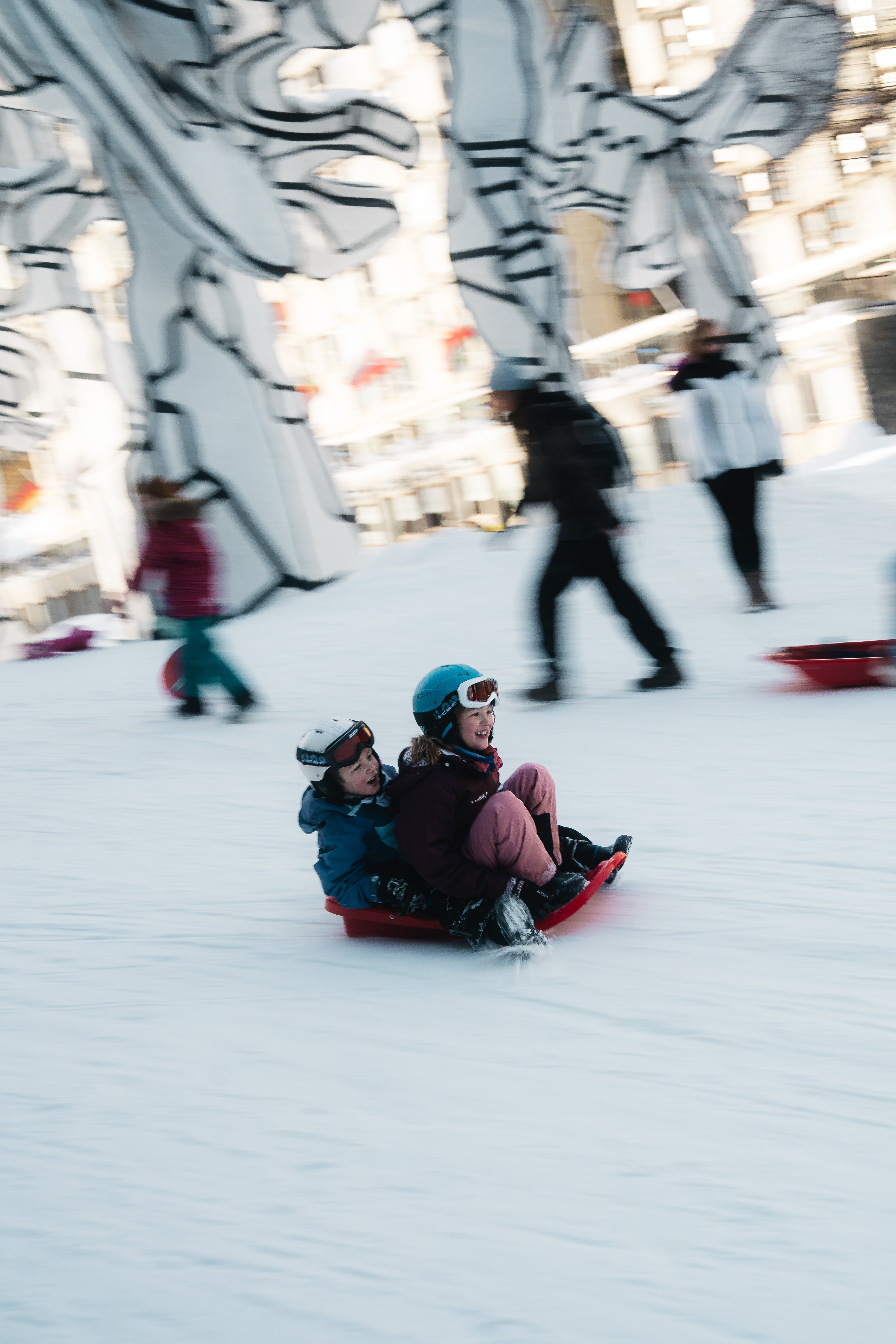 Espace luge pour les enfants sur le forum