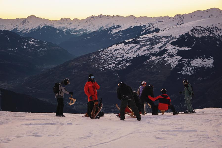 Descente en paret