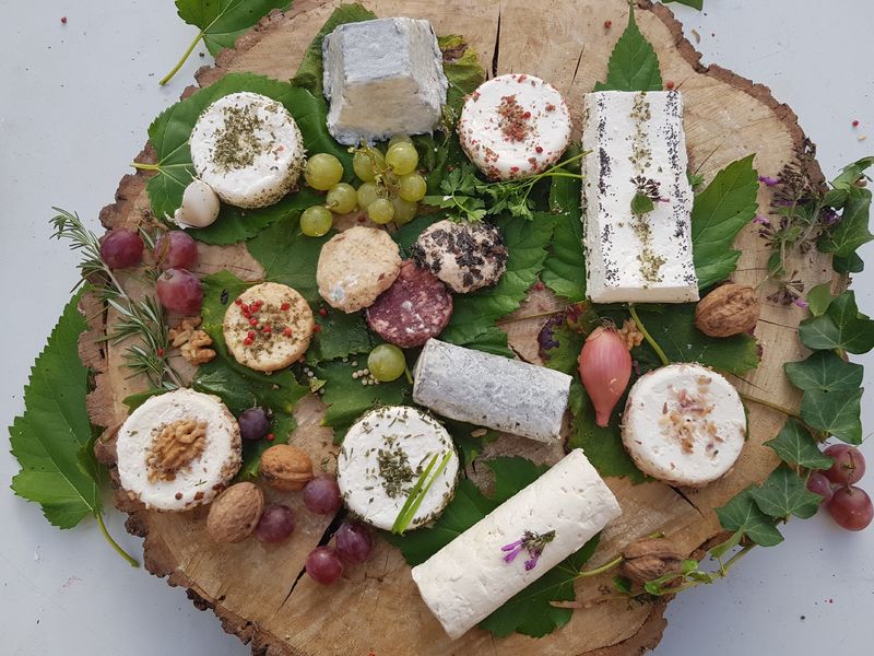 Plateau de fromages de la Ferme du Naray